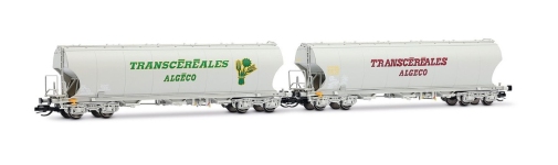 Arnold HN9758 - TT - 2-tlg. Set Getreidesilowagen Transcéréales – ALGECO, SNCF, Ep. IV-V